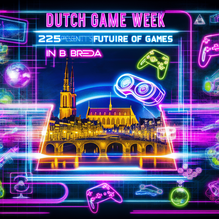 Dutch Game Week 2025 in Breda presenteert de toekomst van games. Dutch Game Week 2025 in Breda presenteert de toekomst van games.