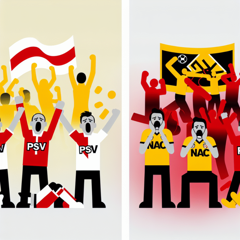 NAC geeft PSV een stevige strijd, maar verliest uiteindelijk.