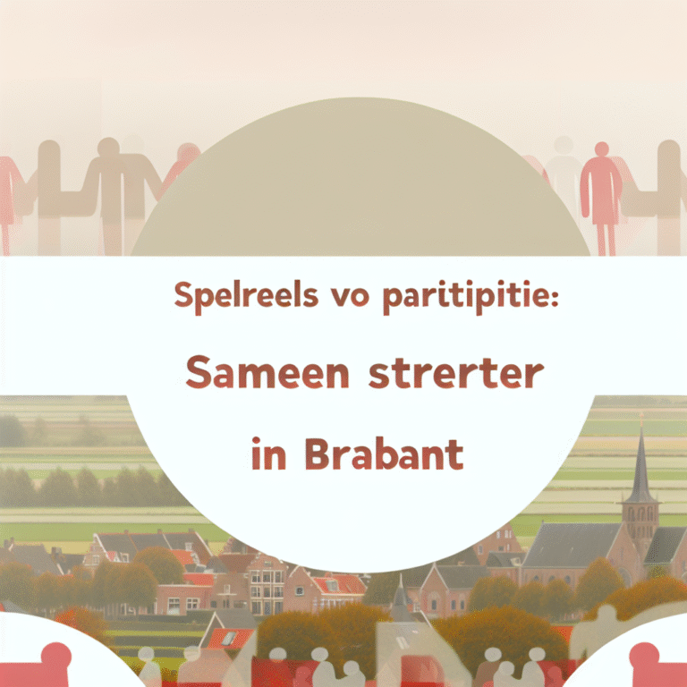 Spelregels voor Participatie: Samen Sterker in Brabant Spelregels voor Participatie: Samen Sterker in Brabant