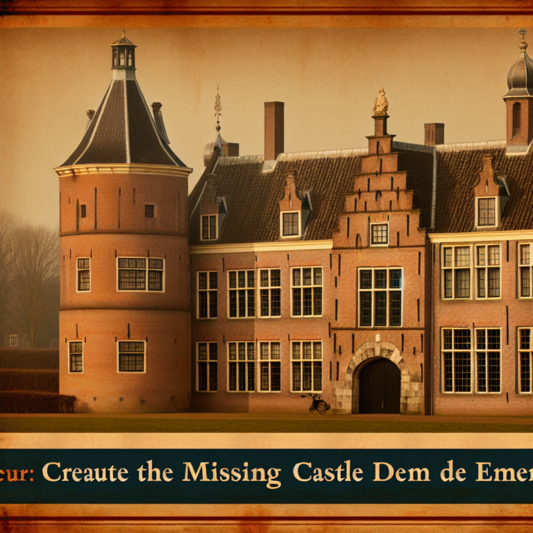 Stichting Virtueel Princenhage houdt presentatie over het verdwenen kasteel De Emer.