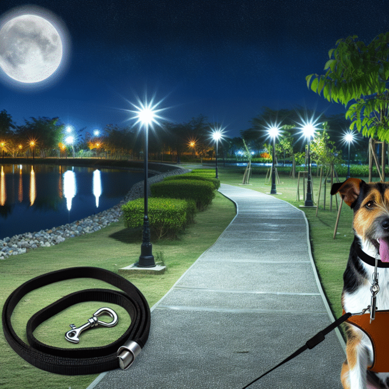 Thom en Jessie pleiten voor veiligere avondwandelingen met de hond. Thom en Jessie pleiten voor veiligere avondwandelingen met de hond.