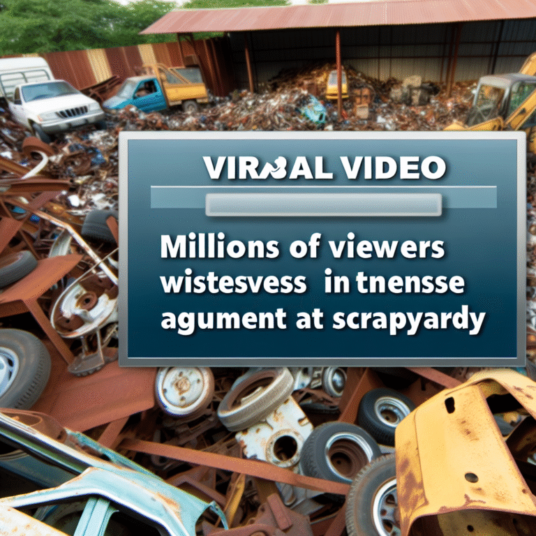Viraal filmpje: miljoenen kijkers getuigen van heftige ruzie bij schroothandel Viraal filmpje: miljoenen kijkers getuigen van heftige ruzie bij schroothandel