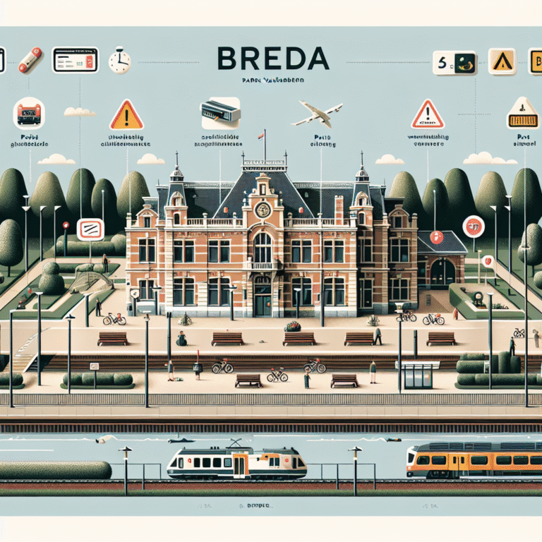 Aangepaste veiligheidsafspraken rondom het station van Breda en Park Valkenberg.
