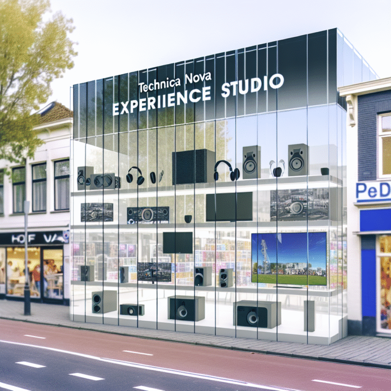 Audio- en televisiewinkel Technica Nova lanceert belevingsstudio aan de Ginnekenweg.