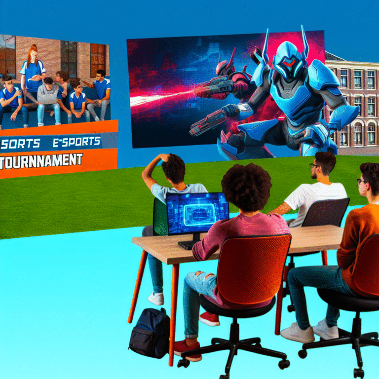 E-sporttoernooi op het Newmancollege tijdens de Nederlandse gameweek E-sporttoernooi op het Newmancollege tijdens de Nederlandse gameweek