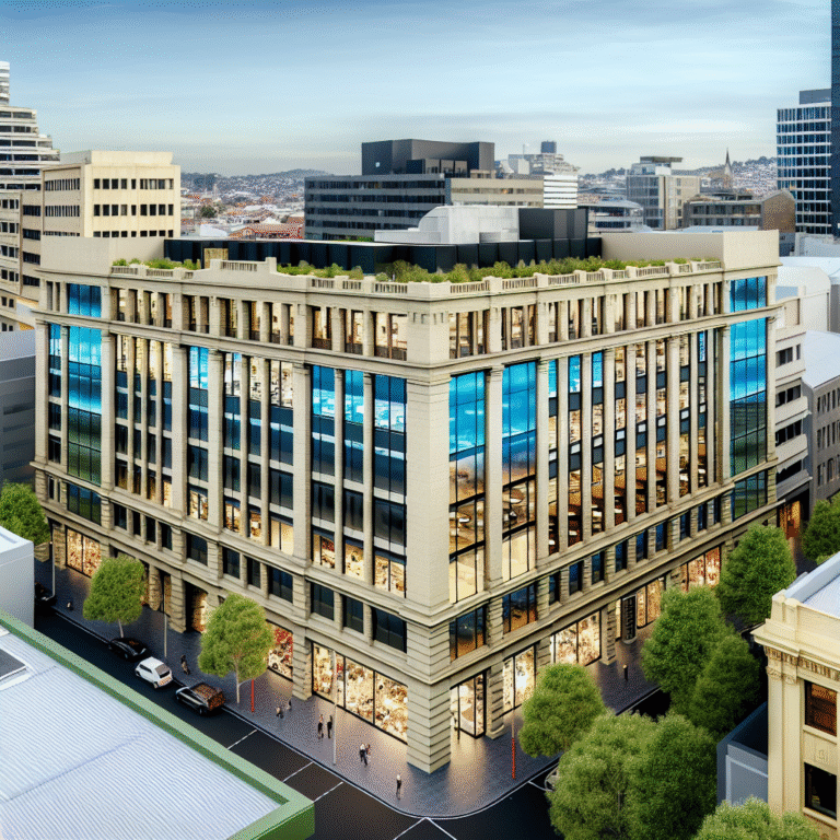 Voormalig KPN-gebouw omgevormd tot modern wooncomplex in het hart van Breda.