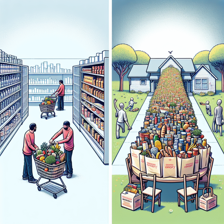 Eén ding kopen in de supermarkt en thuis aankomen met voedsel voor twintig noodpakketten: dat is 1+1 | Columns