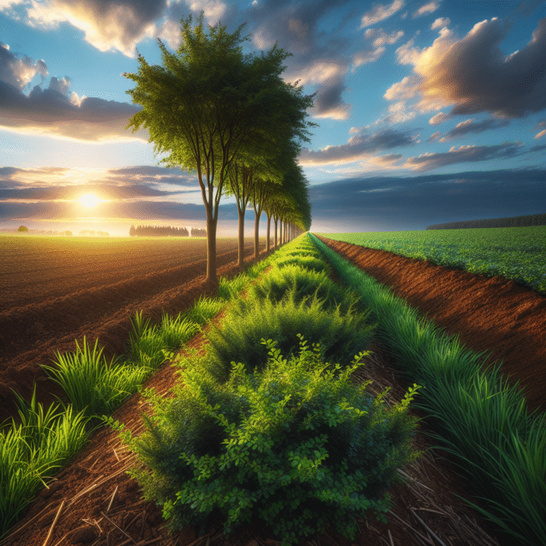 Herenboeren Op ’t Lies aangeplant met een halve kilometer heg ter bevordering van biodiversiteit.