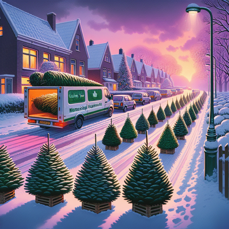 Kerstbomeninzameling in de gemeente Oosterhout: ontdek hier het ophaalschema.