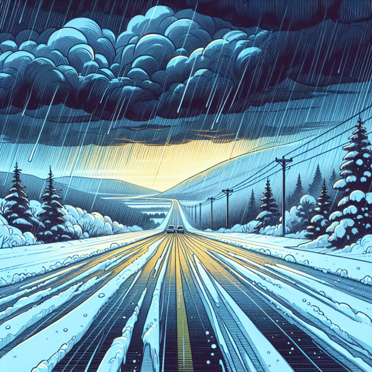 Sneeuw houdt wegen glad, terwijl regen vanavond de situatie verergert.