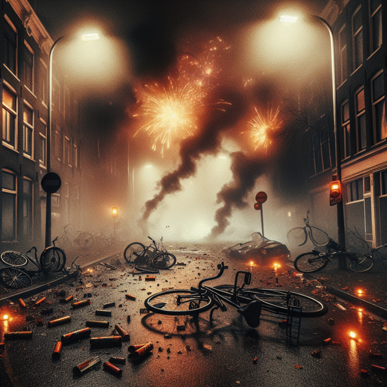 Veiligheidsregio Midden- en West-Brabant beschrijft jaarwisseling als heftig. Veiligheidsregio Midden- en West-Brabant beschrijft jaarwisseling als heftig.