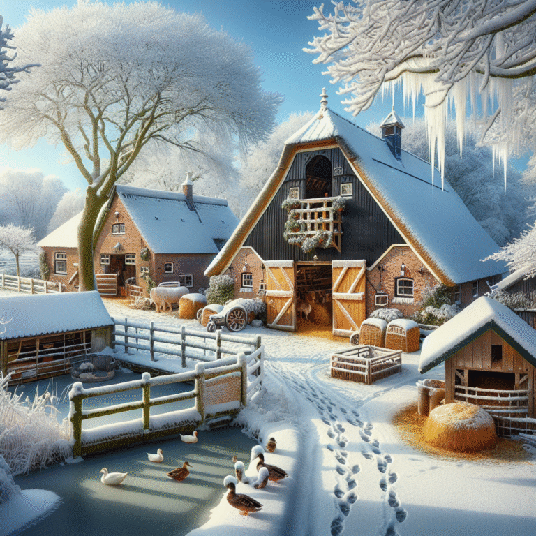 Winter op boerderij Wolfslaar: zo gaan de dierenverzorgers om met de lage temperaturen.