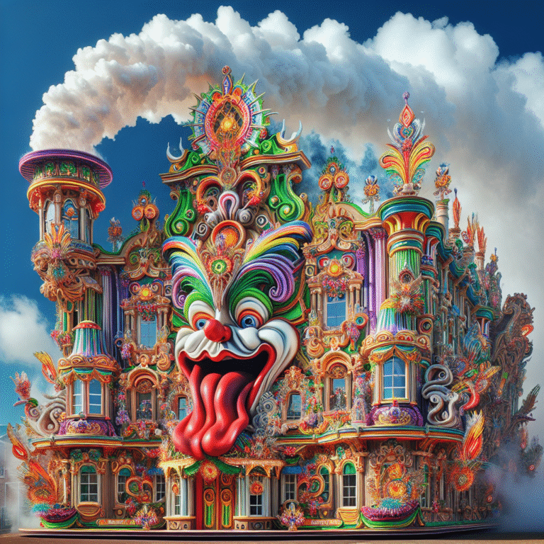 Boerke Verschuren toont zijn indrukwekkende carnavalsgevel: ‘Eindelijk een keer witte rook bij Boerke’