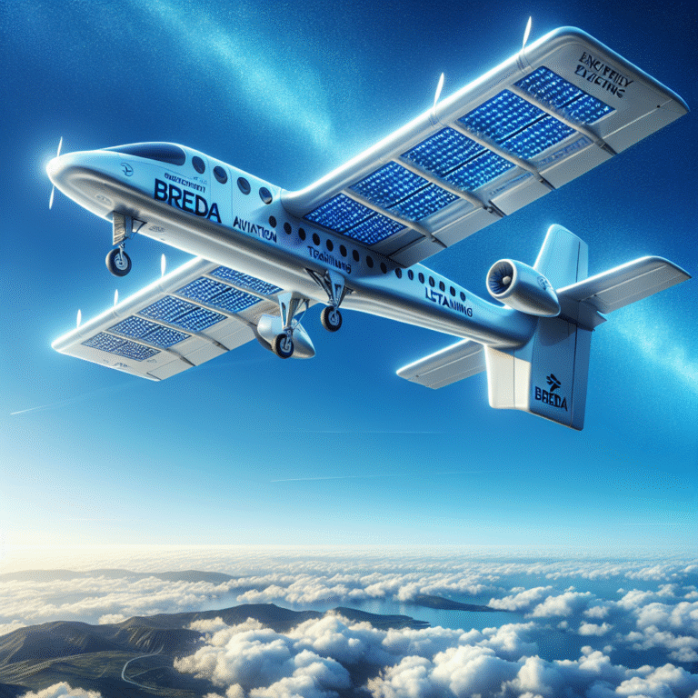 Breda Aviation lanceert een volledig elektrisch lesvliegtuig dat minder geluid produceert. Breda Aviation lanceert een volledig elektrisch lesvliegtuig dat minder geluid produceert.