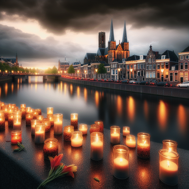 Breda herdenkt de vierjarige oorlog in Oekraïne.