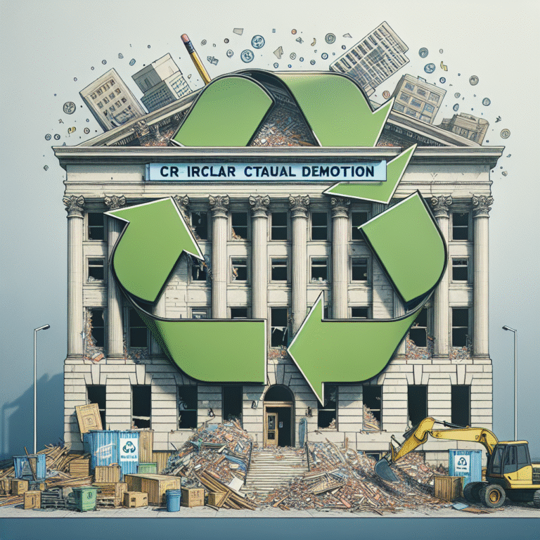 Goedkeuring voor circulaire sloop van het oude belastingkantoor