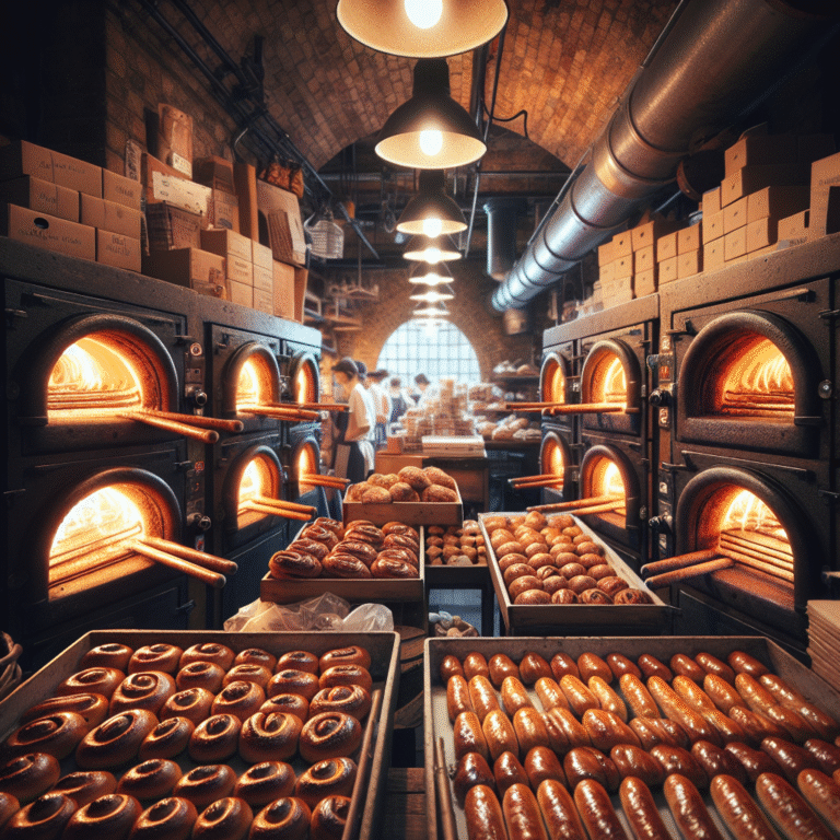 Ovens draaien op volle toeren in tijdelijke worstenbroodwinkel.