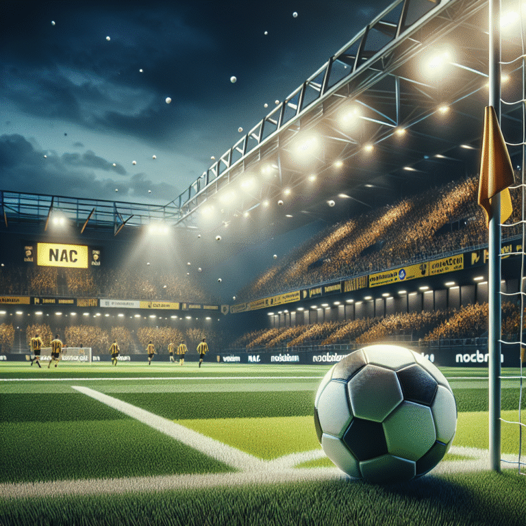 Pepijn Reulen zorgt in de slotfase voor zege van NAC op FC Volendam.