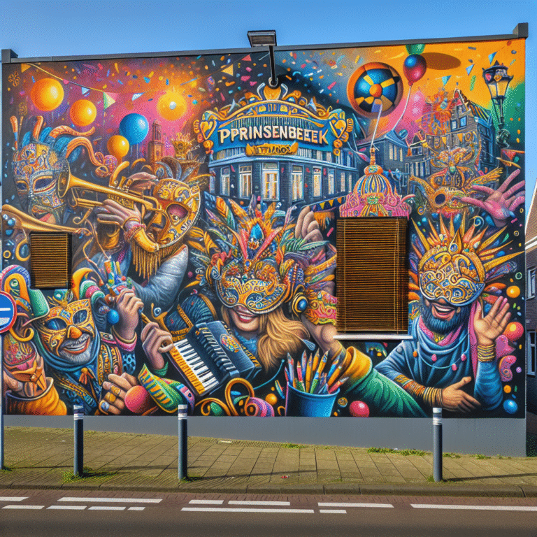 Prinsenbeek onthult eerste Blind Wall ter gelegenheid van carnaval. Prinsenbeek onthult eerste Blind Wall ter gelegenheid van carnaval.