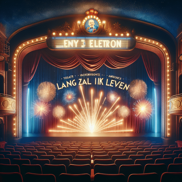 Teater ’77 voert reprise van ‘Lang Zal ik Leven’ uit in Electron. Teater ’77 voert reprise van ‘Lang Zal ik Leven’ uit in Electron.