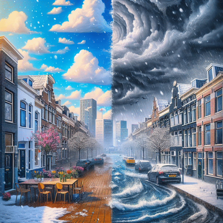 Weerbericht Breda: ‘Na de sneeuw op zondag wordt het maandag zeer wisselvallig’