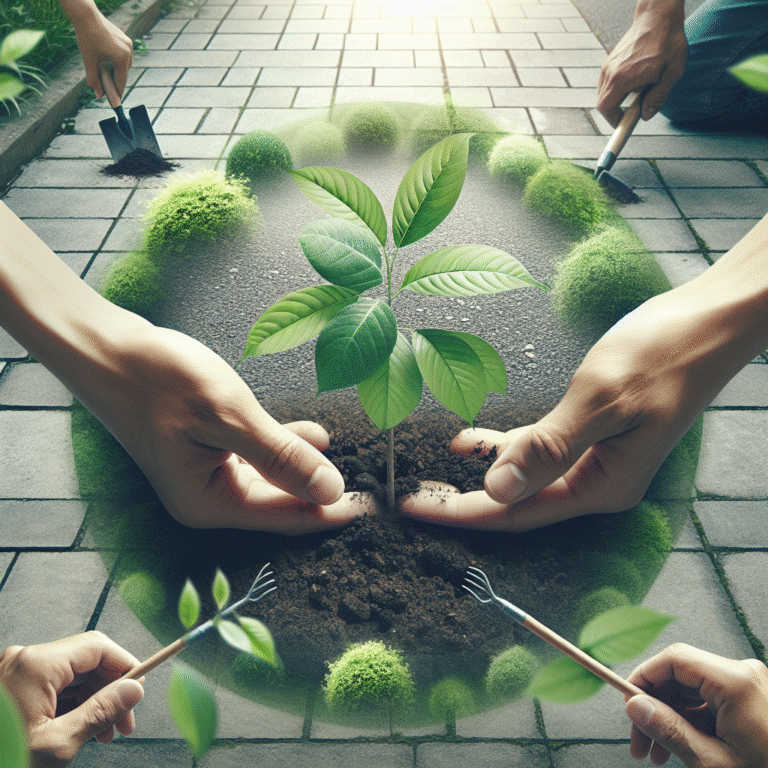 Breda werkt samen met huurders en Stichting Straatboer aan het vergroenen van voortuinen.