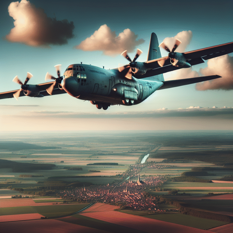 Transportvliegtuigen vliegen deze en volgende week regelmatig over Brabant: C-130’s vaker op Gilze-Rijen.