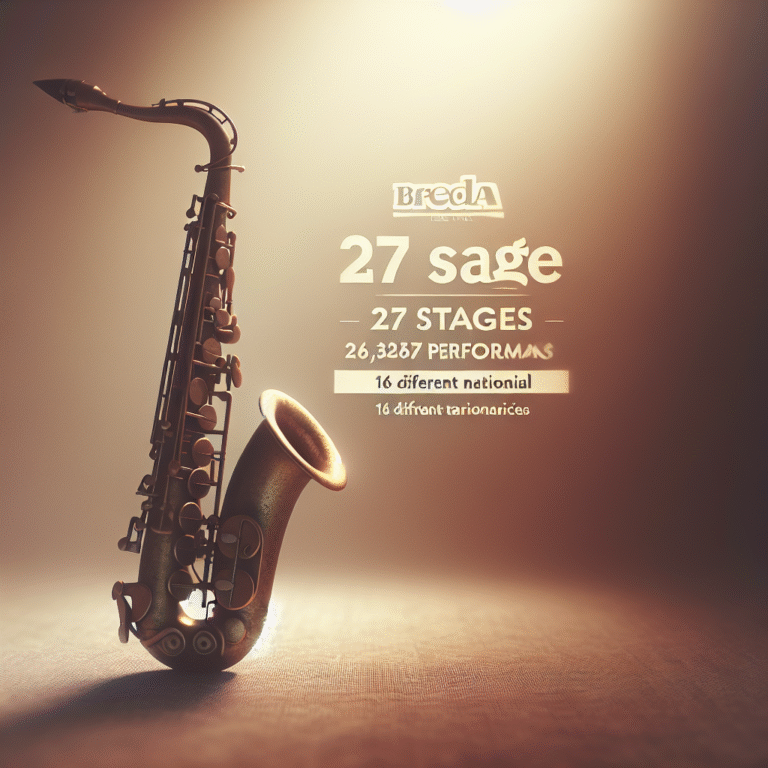 27 podia, 277 acts en 16 verschillende nationaliteiten op het Breda Jazz Festival.