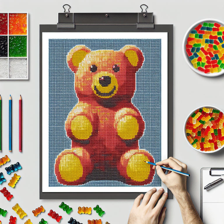 Familiebedrijf Tanis vestigt wereldrecord met het grootste gummibeermozaïek. Familiebedrijf Tanis vestigt wereldrecord met het grootste gummibeermozaïek.