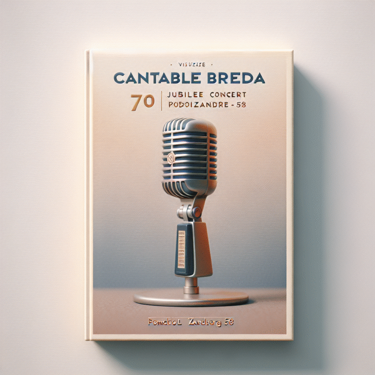 Gemengd koor Cantabile Breda viert zijn 70-jarig bestaan met een jubileumconcert in Podium Zandberg58.