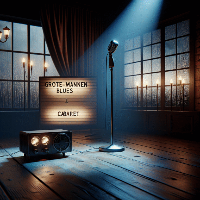 Tips: Grote-mannen-blues en cabaret met een beamer in de regio